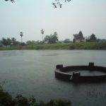 Vedal_pond_and_temple, Vedal Shiva Temple, Cheyyur, Kanchipuram