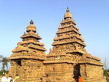 220px-Mamallapuram_(167), Shore Temple, Kanchipuram, Tamil Nadu
