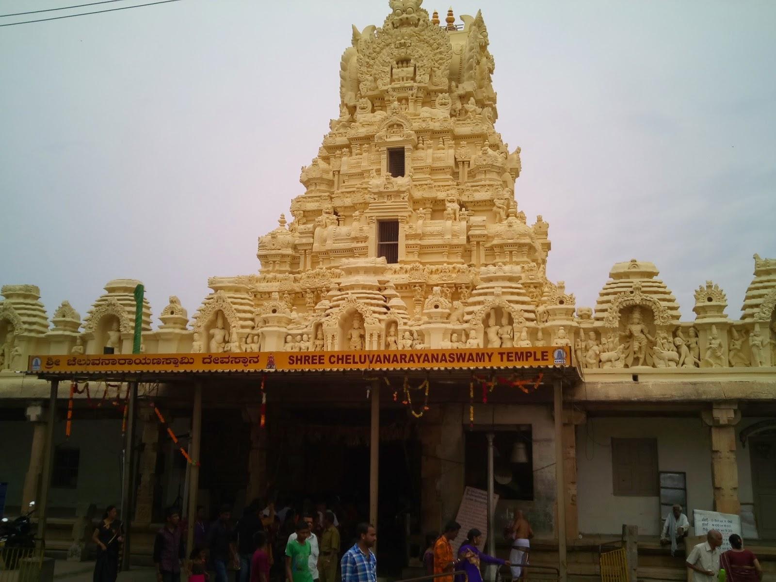 Melukote - CheluvaNarayanaSwamy temple Front View (1)