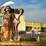 view-of-village-on-chamundi, Chamundeshwari Temple, Mysore, karnataka