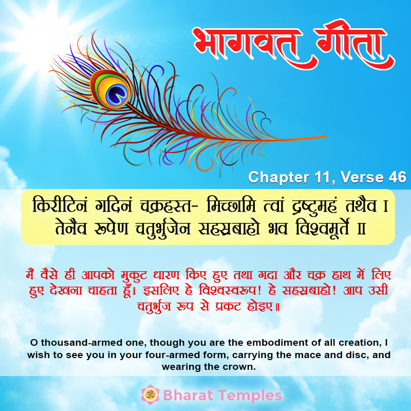 46 (4), Bhagavad Gita: Chapter 11, Verse 46