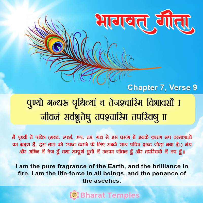 Bhagavad Gita: Chapter 7, Verse 9