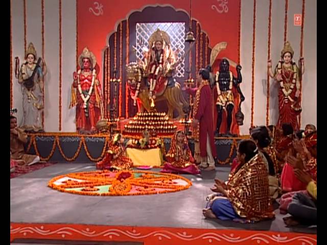 Rang Barse Mata Rani, Rang Barse Mata Rani Tere Dware Devi Bhajan By Kumar Vishu [Full Video Song] I Aanchal Maiya Ka