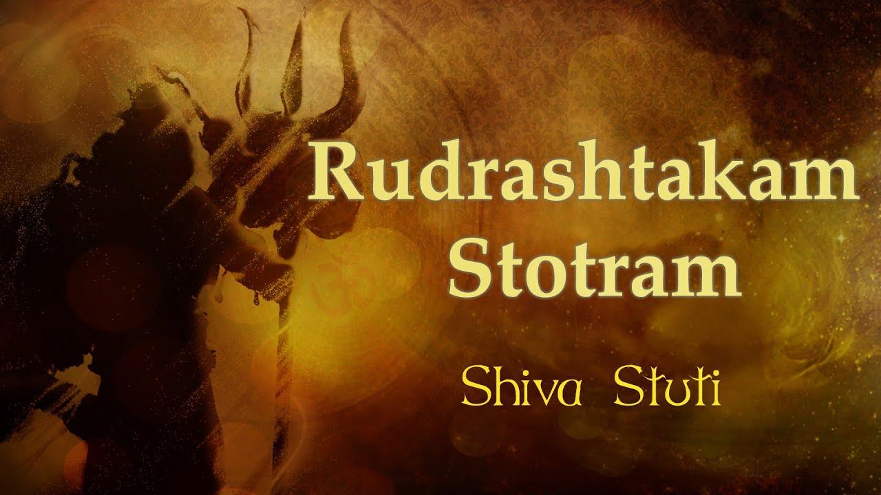 Rudrashtakam Stotram, Rudrashtakam Stotram Shiva Stuti