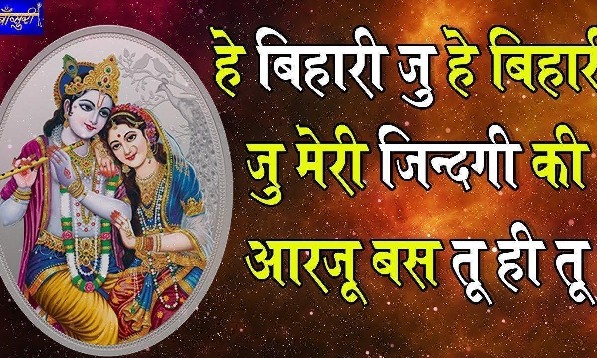 हे बिहारी जु हे बिहारी जु मेरी जिन्दगी की आरजू बस तू ही तू Lyrics, Video, Bhajan, Bhakti Songs