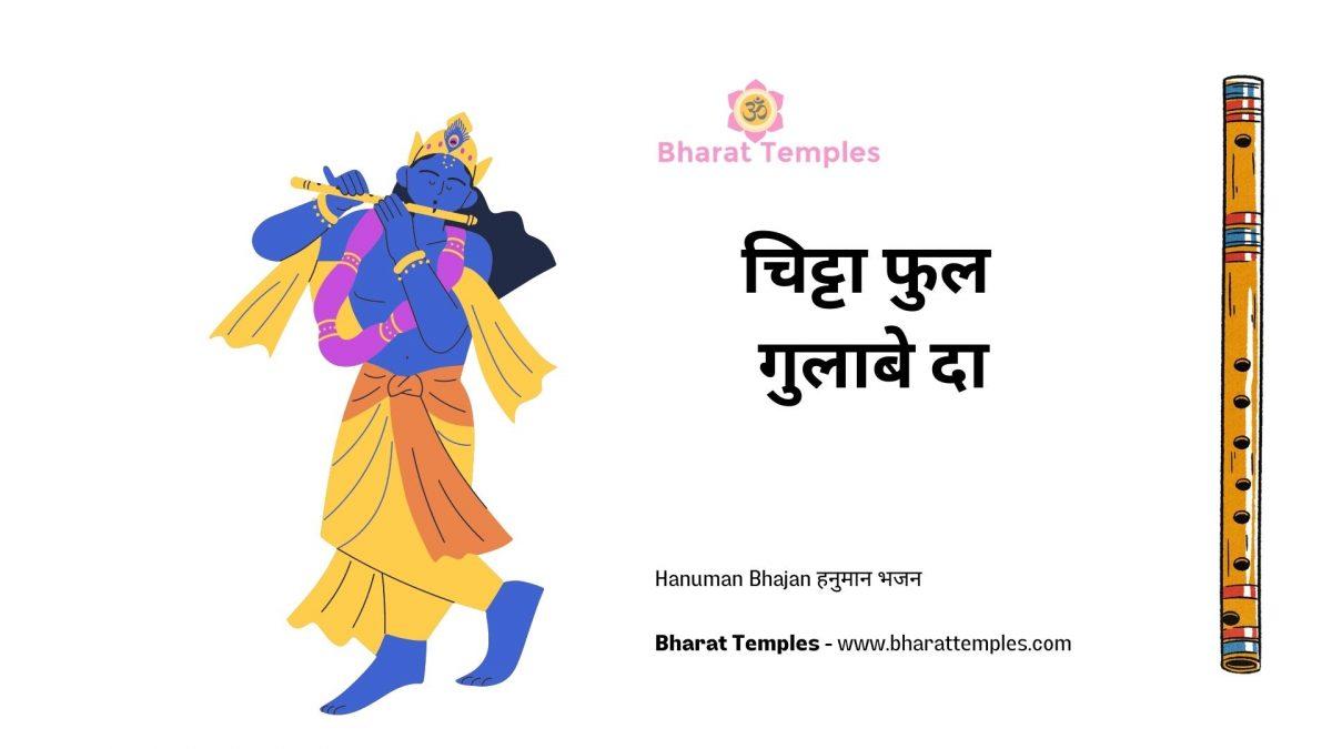 चिट्टा फुल गुलाबे दा | Lyrics, Video | Krishna Bhajans