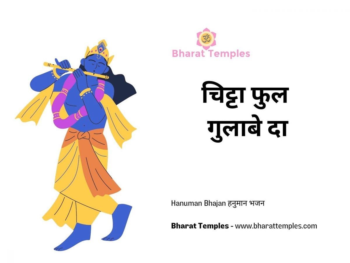 चिट्टा फुल गुलाबे दा | Lyrics, Video | Krishna Bhajans